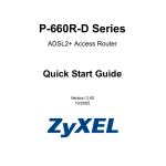 ZyXEL P-660R-D Series User's Manual