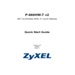 ZyXEL P-660HW-T v2 User's Manual