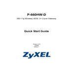 ZyXEL P-660HW-D User's Manual