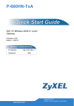 ZyXEL P-660HN-TxA User's Manual