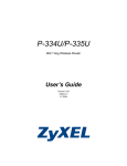 ZyXEL P-335U User's Manual