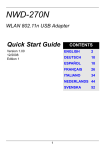 ZyXEL NWD-270N User's Manual