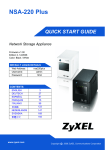 ZyXEL NSA-220 User's Manual