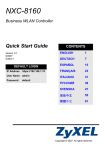 ZyXEL NXC-8160s User's Manual