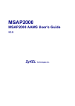 ZyXEL MSAP2000 User's Manual