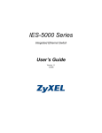 ZyXEL IES-5000 User's Manual