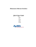 ZyXEL Dimension Ethernet Switches User's Manual