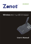 Zonet Technology 802.11g User's Manual
