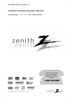 Zenith ZRY-316 User's Manual