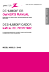 Zenith ZD309 User's Manual