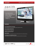 Zenith Z47LC6DF User's Manual