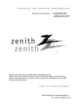 Zenith H20H52DT User's Manual