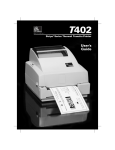 Zebra Desktop T402 User's Manual