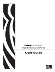 Zebra XiIIIPlus User's Manual