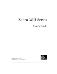 Zebra XiIII Series User's Manual