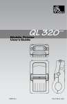 Zebra QL 320 User's Manual