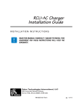 Zebra Battery Charger rcli-ac charger User's Manual