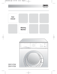 Zanussi ZWF12170W User's Manual