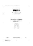 Zanussi ZWF 1434W Instruction Booklet