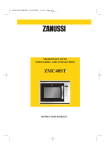 Zanussi ZMC40ST Instruction Booklet