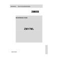 Zanussi ZM17ML User's Manual