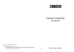 Zanussi ZI 8454 X User's Manual