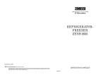 Zanussi ZENB 2625 Instruction Booklet