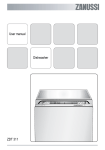 Zanussi ZDT 311 User's Manual