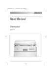 Zanussi ZDF311 User's Manual