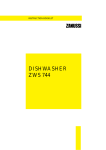 Zanussi PID29GB User's Manual