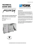 York PREDATOR DM120 User's Manual