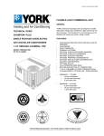 York DNH018 User's Manual