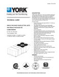 York DJ 300 User's Manual