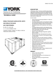 York DH 240 User's Manual