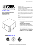 York D3HH 024 User's Manual