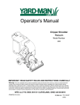 Yard-Man 203 User's Manual