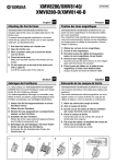 Yamaha XMV8280/XMV8140/XMV8280-D/XMV8140-D Reference Manual