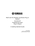 Yamaha PLG150-PF User's Manual