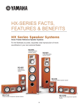 Yamaha NS-2HX Data Sheet