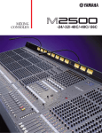 Yamaha Music Mixer mixing consoles User's Manual