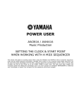 Yamaha AW2816 User's Manual