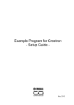 Yamaha Example Programs (Crestron) - Setup Guide Setup Guide