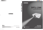 Yamaha DPX-1300 G Owner's Manual