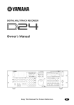 Yamaha D24 Owner's Manual
