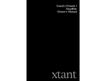 Xtant 3.1 User's Manual