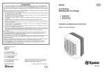 Xpelair GXC6 EC2 User's Manual