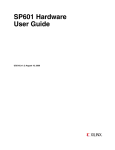 Xilinx SP601 User's Manual