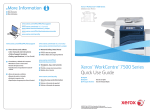 Xerox WorkCentre 7525/7530/7535/7545/7556 with built-in controller Quick Reference Guide