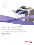 Xerox WORKCENTRE 6400 User's Manual