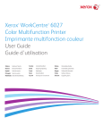 Xerox WorkCentre 6027 User's Manual